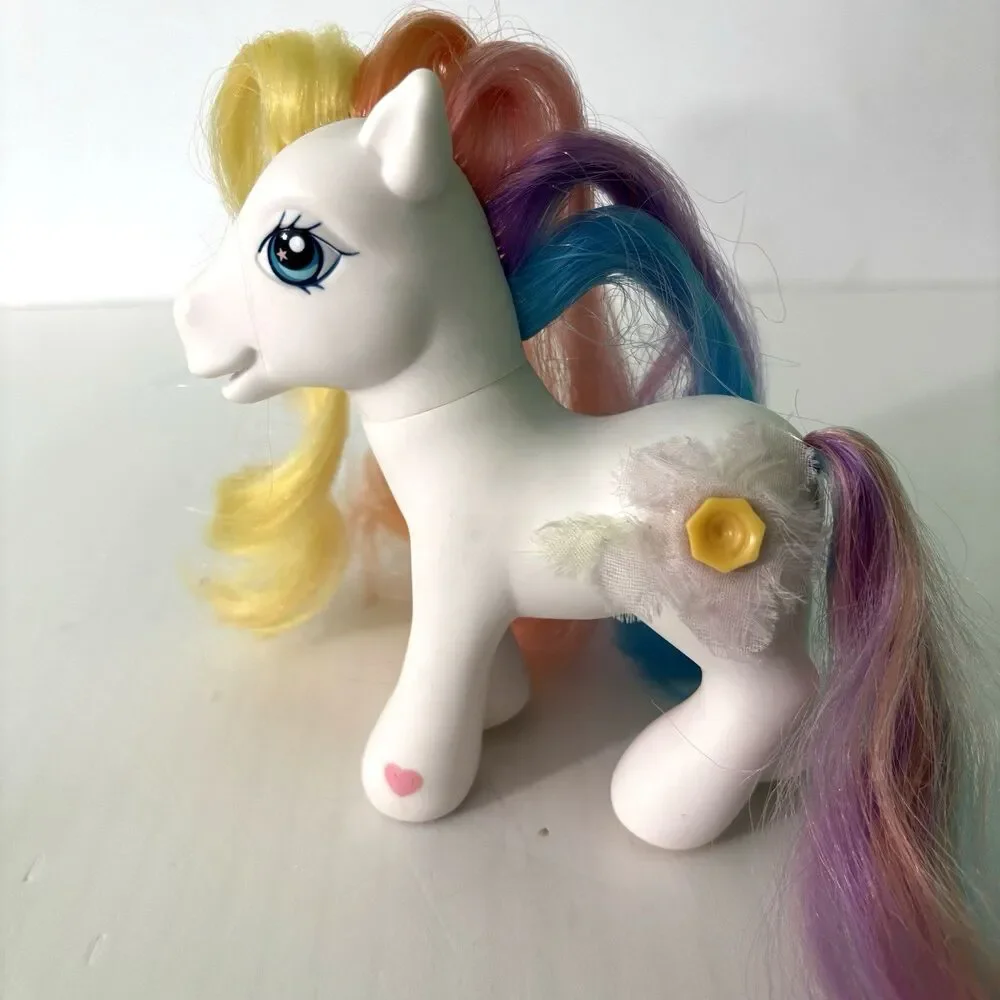 My Little Pony MLP G3 Daffidazey 2005 3D Flower Extra Long Hair Single Magnet
